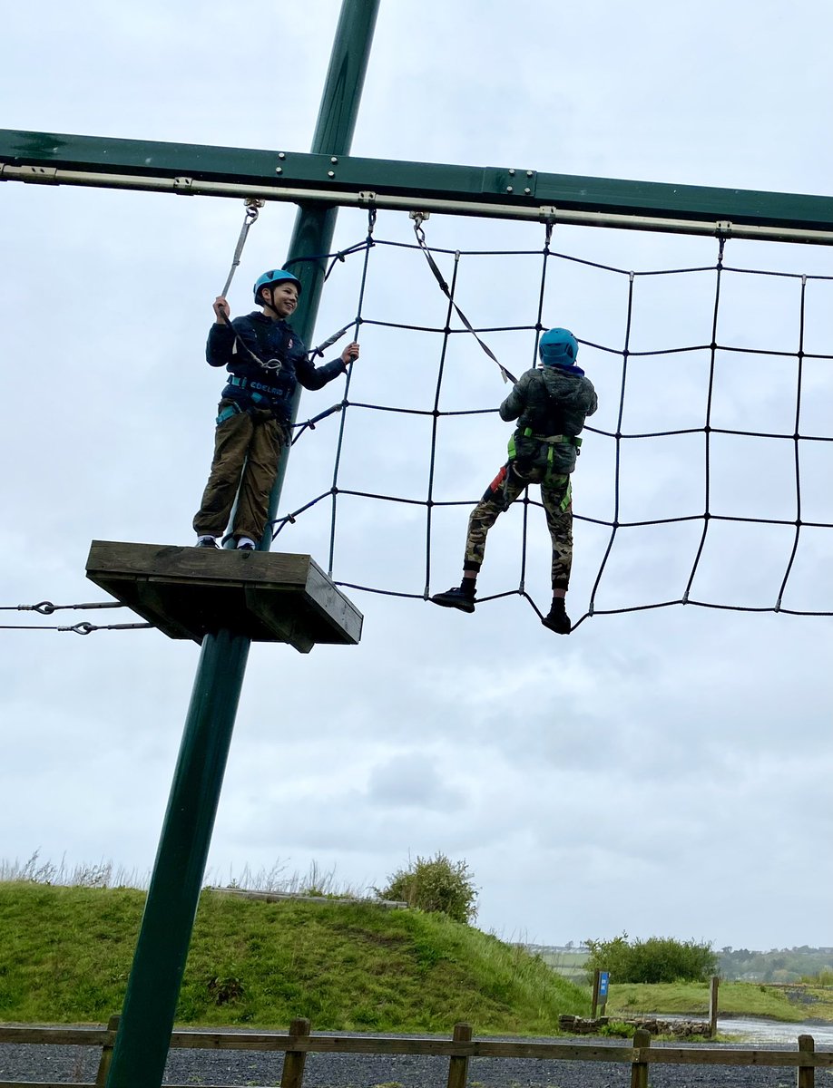 Day 2 high ropes 🧗