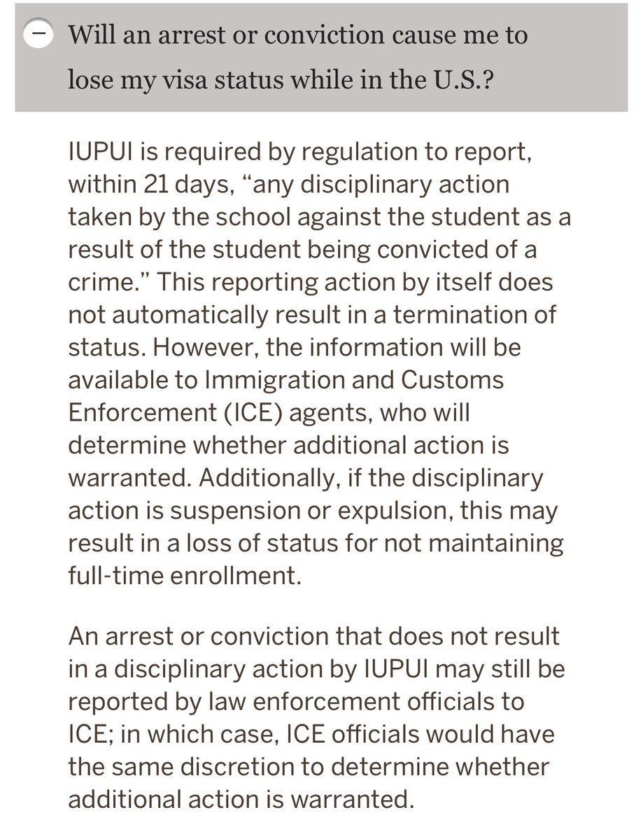 It potentially gets worse for any sanctioned non-resident alien students, who reportedly constitute as many as 40% of the student protesters at these schools. They can potentially lose their visas and be deported by ICE.