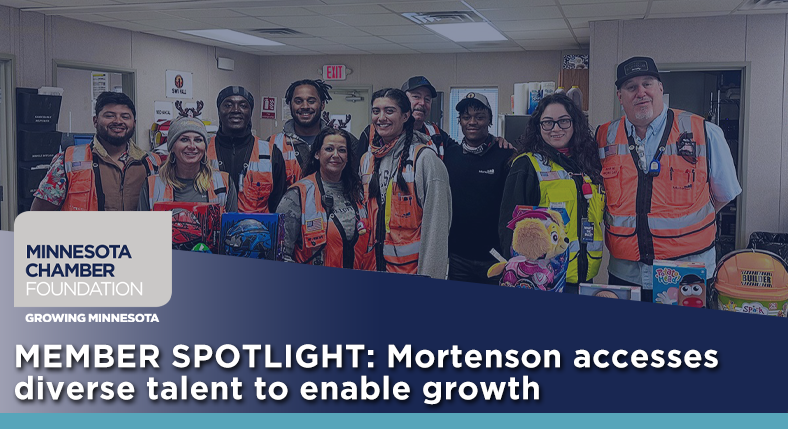 Minnesota-based @MAMortensonCo is taking on innovative approaches to access talent. Read how they are approaching talent acquisition and navigating the challenging war for talent that exists. mnchamber.com/blog/member-sp…