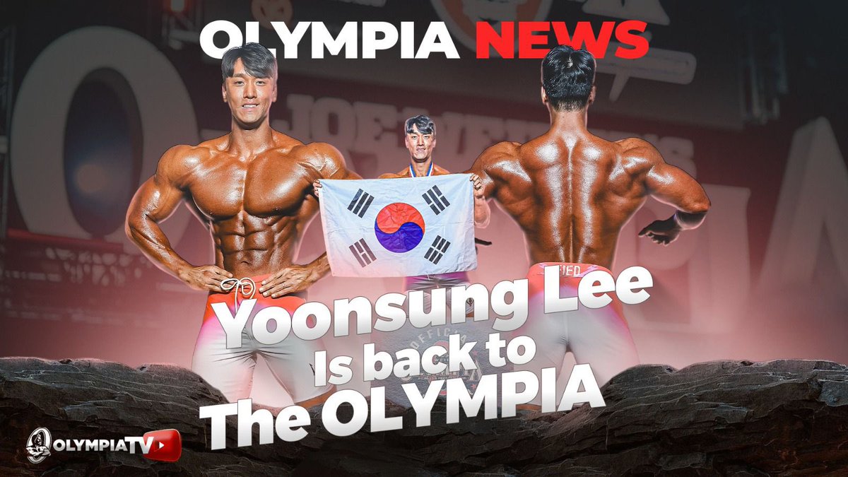 Olympia News Yoonsung Lee is ready for the Olympia. Watch on The Olympia TV You Tube Channel youtube.com/@OlympiaTV @mrolympiallc @tkguindy #olympia #olympianews #olympiatv #yoonsunglee