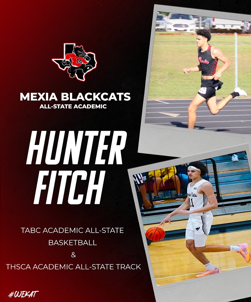 Hunter Fitch continues to rack up the accolades! He received TABC All-State Academic Team and the THSCA All-State Academic Team! #WEKAT