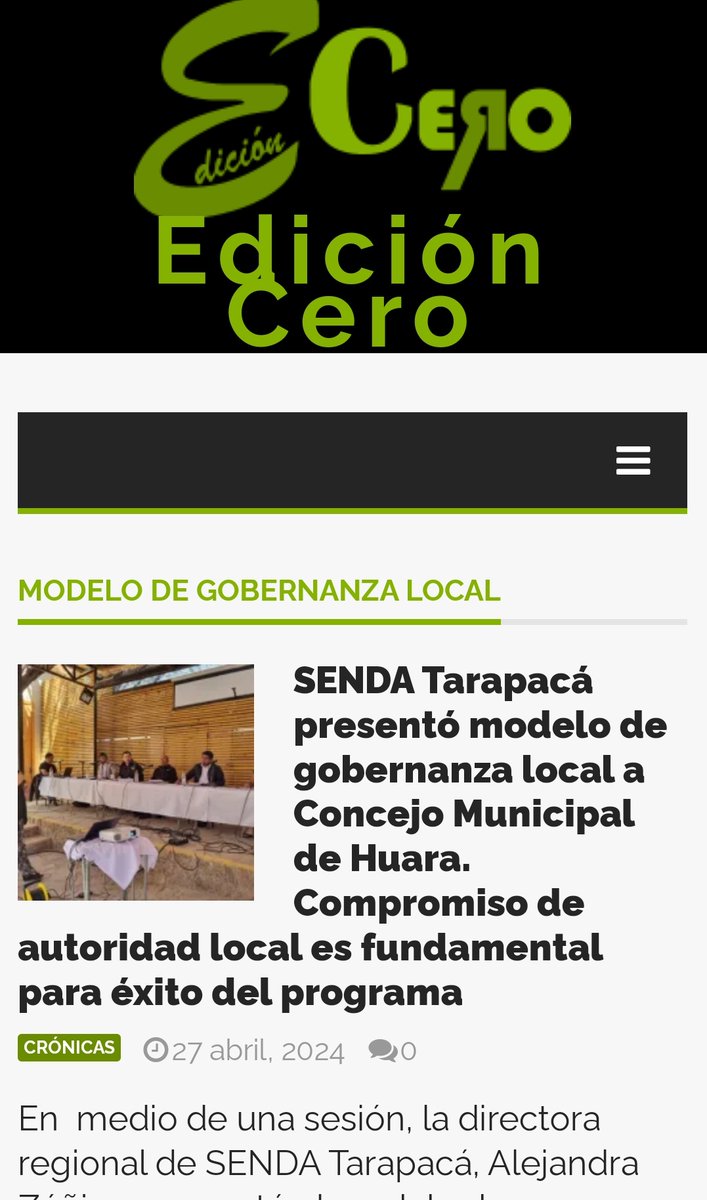 📌🗞  Medios locales destacan la presentación del  Modelo de Gobernanza Local al Concejo Municipal de la comuna  de #Huara, que encabezó el alcalde @IM_HUARA, José Bartolo.

El nuevo modelo se presentará en  los concejos de las 7 comunas de la región.

#SENDAEsPrevención