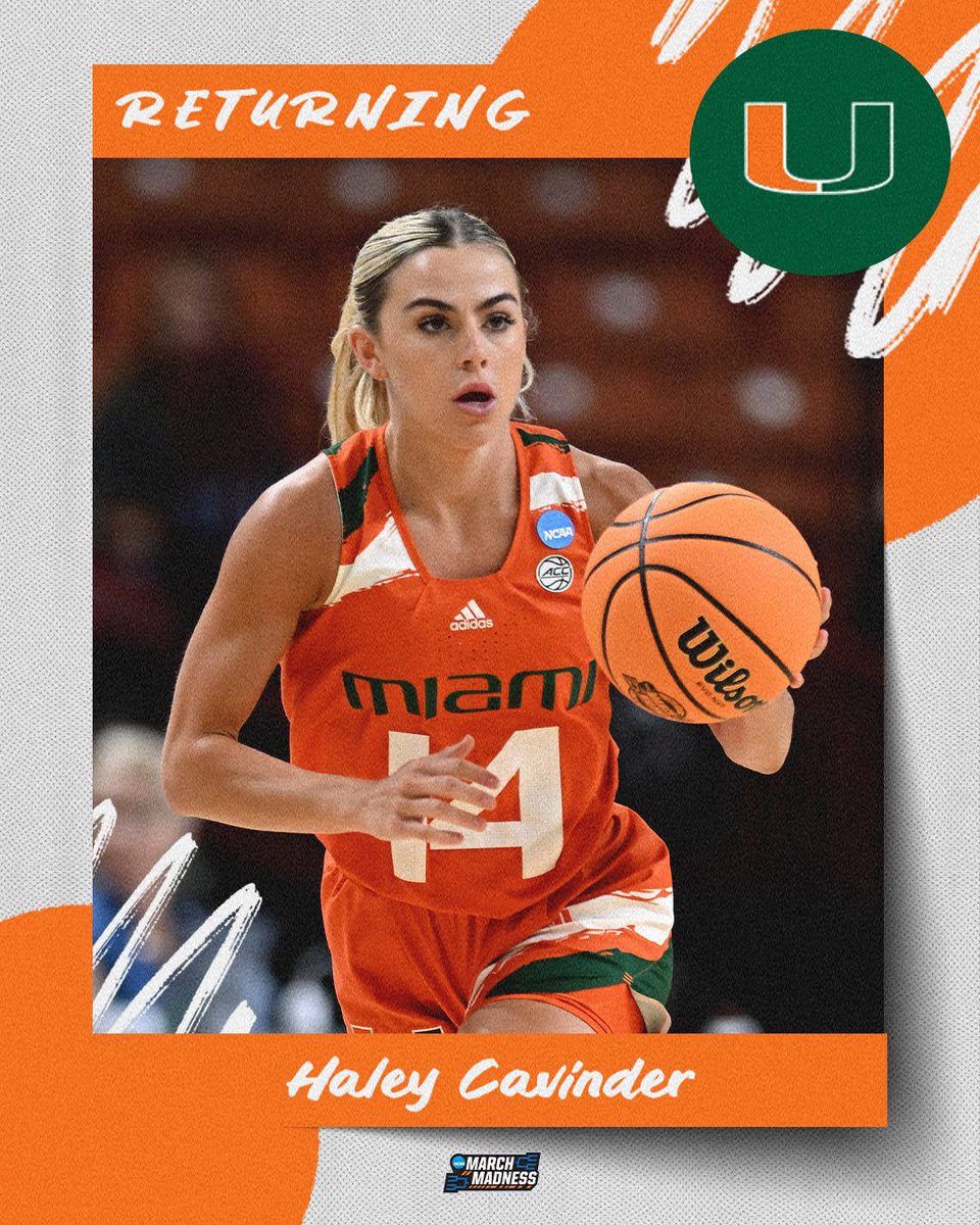 Back in action🙌 @CavinderHaley is officially returning to play at @CanesWBB ! #NCAAWBB