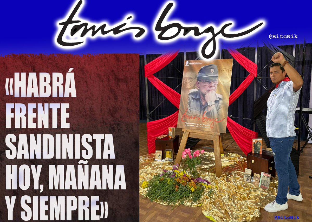 🇳🇮🕊✌ 12vo Aniversario Del Tránsito A La Inmortalidad Del Comandante Eterno Tomás Borge.
#Nicaragua #SoberaníaYDignidadNacional #4519LaPatriaLaRevolución #TropaSandinista