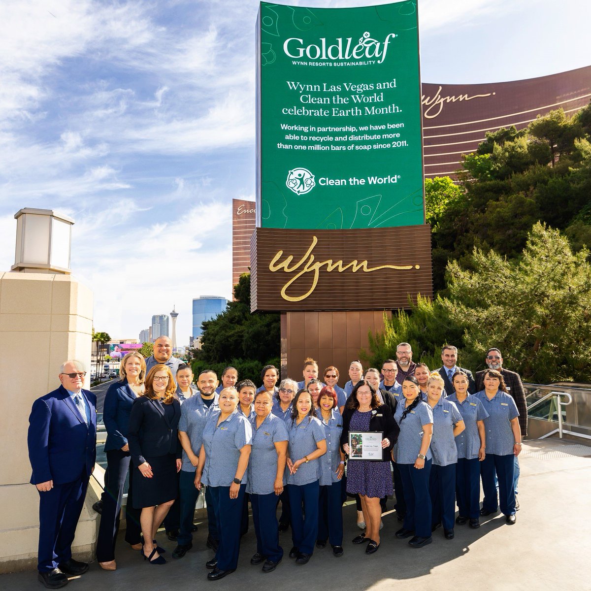 Thank you @WynnLasVegas for helping us make the world a better place. As partner in @Clean_the_World's Global Hospitality Recycling Program, they allow us to recycle their soap bars & divert their plastic amenity bottles from landfills. #maketheworldabetterplace #cleantheworld