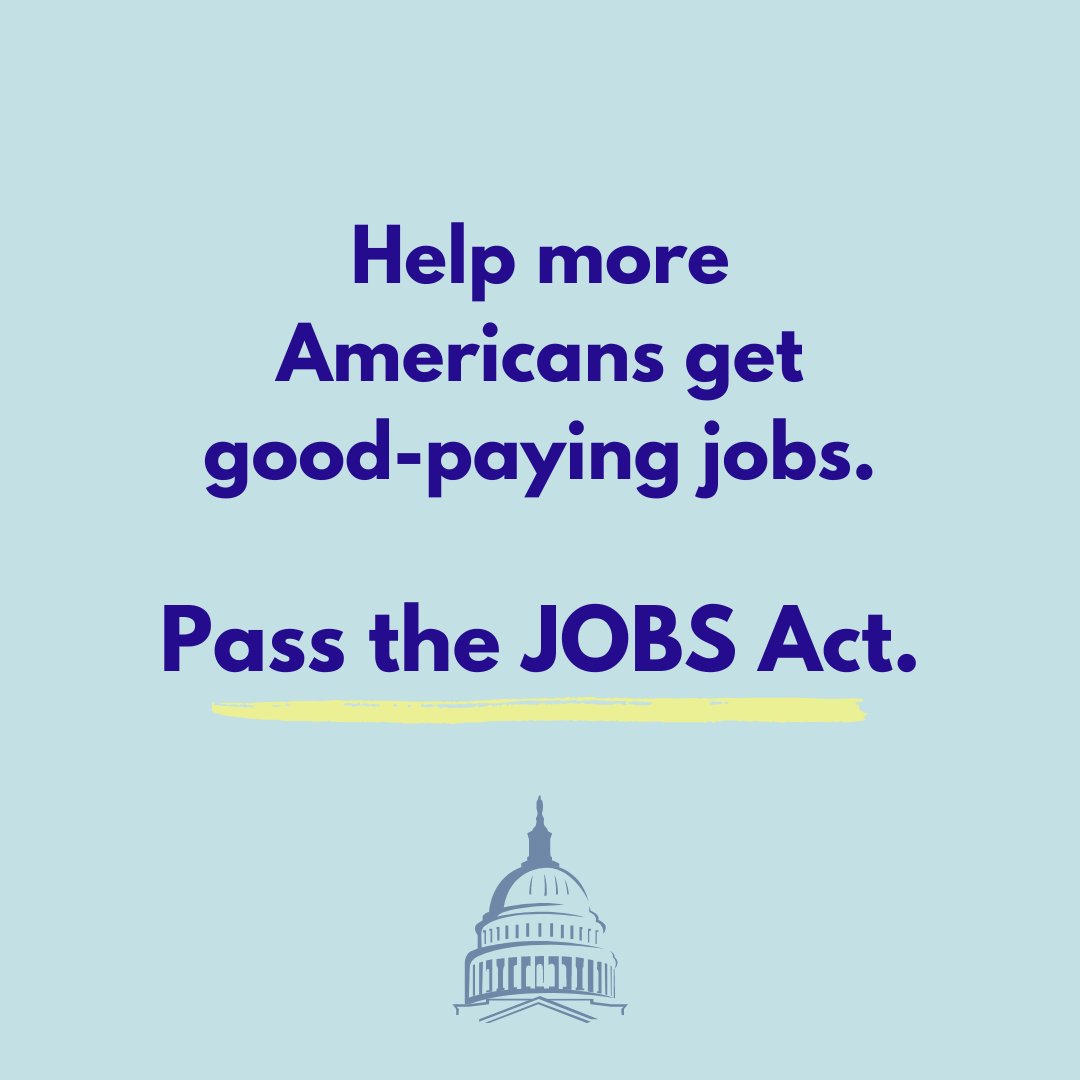 .@SkillsCoalition applauds @SenTimKaine and @SenatorBraun in pushing for the #JOBSAct – legislation that provides financial support for quality short-term training programs while meeting the needs of employers in high-demand industries and sectors.