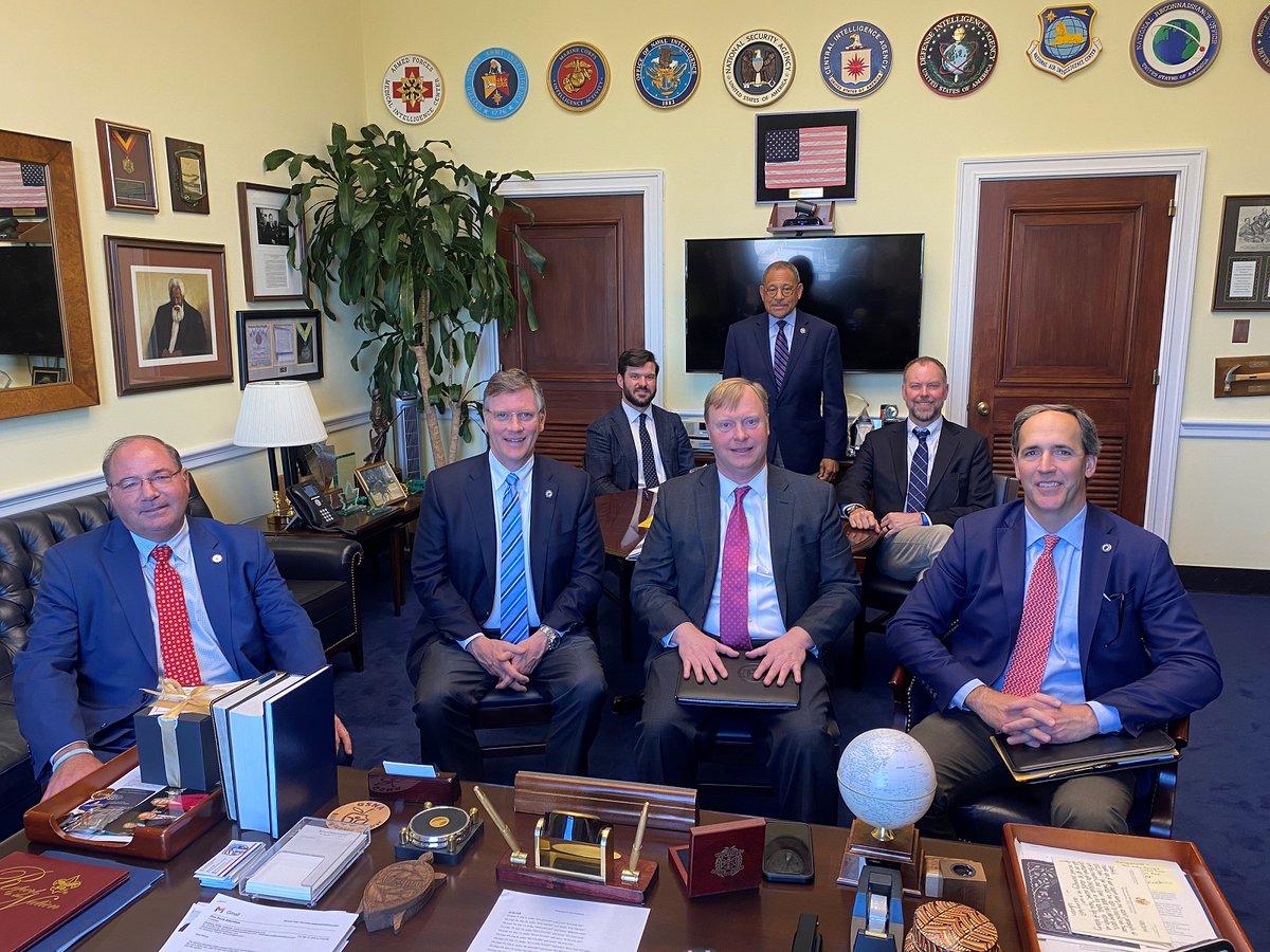 Happy to meet with GA Ports Authority! The Port of Savannah is a gateway for GA's industries. I'm working in Congress to get it the resources needed to secure, develop & maintain it. This major hub connects our farmers, manufacturers & businesses to markets across the world!