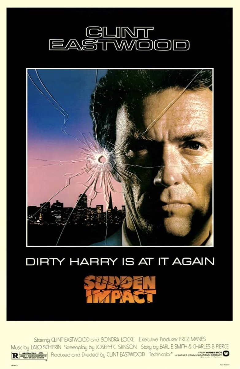 Watched 'Sudden Impact' and obviously the politics of it aren't my thing, but did I enjoy it? Of course!