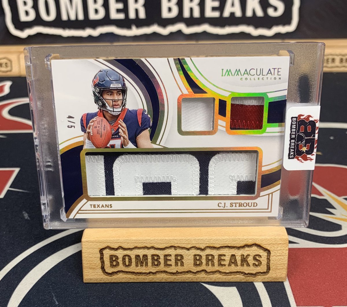 Sweet Rookie Triple Patch /5 of @CJ7STROUD hitting this week in our @paniniamerica Immaculate Football breaks!
🔥🔥 #whodoyoucollect #footballcards #texans #houstontexans #cjstroud #groupbreaks #boxbreaks #thehobby #casebreaks #nfl #boom #collect #tradingcards #immaculate #like