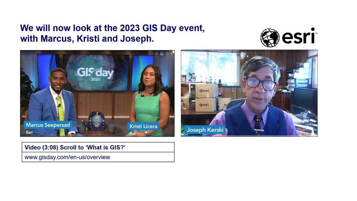Geographic Information System investigation (continued): Here are a few extra slides to go with the ArcGIS worksheet shared in previous post. Plus some useful GIS Day video links which students really enjoy. File link above. #TeachWithGIS #geographyteacher