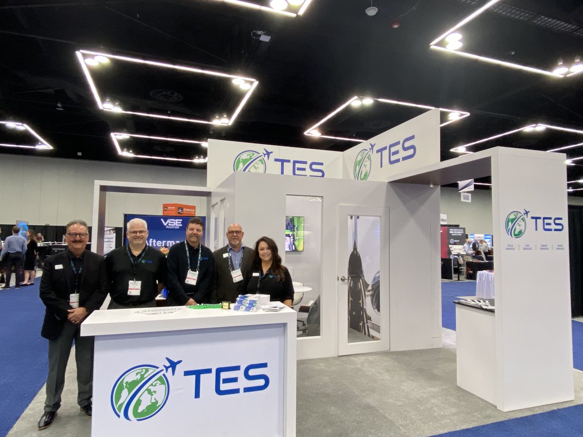 Ready to kickoff Day 1 of the @NBAA Maintenance Conference in Portland, Oregon!

Come by Booth 439 to learn more about TES's Field Services, APU Services, Engine Services, and Parts Services.

Our PEOPLE Get It DONE!

#TES #businessaviation #bizjet #avgeek #NBAAmaintenance