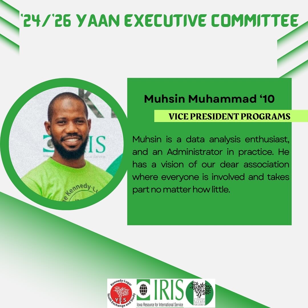 Meet the newly elected #YAAN executive team for the years 2024-2026! With their diverse skills, expertise, and shared commitment to making a difference, they are poised to lead the association towards a brighter future. . We wish them luck in carry out their duties effectively!