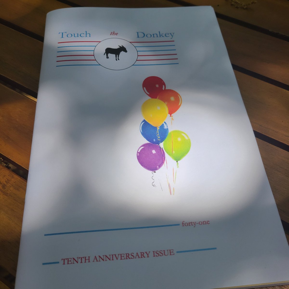 So cool to see this tenth anniversary issue of Touch the Donkey. Thanks @robmclennanblog.