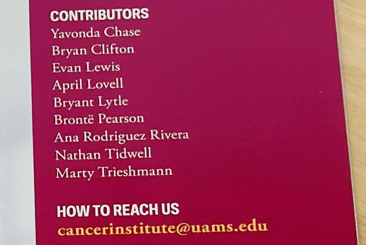 I had the pleasure of writing 7 of the articles in the new 2023-2024 Winthrop P. Rockefeller Cancer Institute Magazine that highlight the incredible cancer prevention, research, and treatment efforts at the institution.

Physical copies are available for free on campus now.