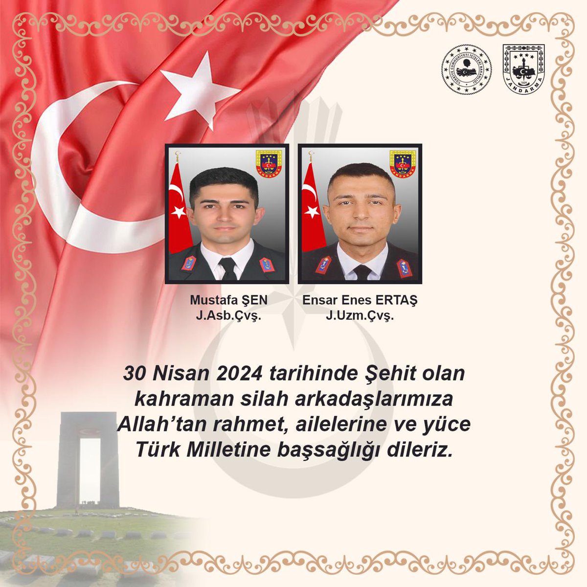 Başımız sağ olsun.🇹🇷