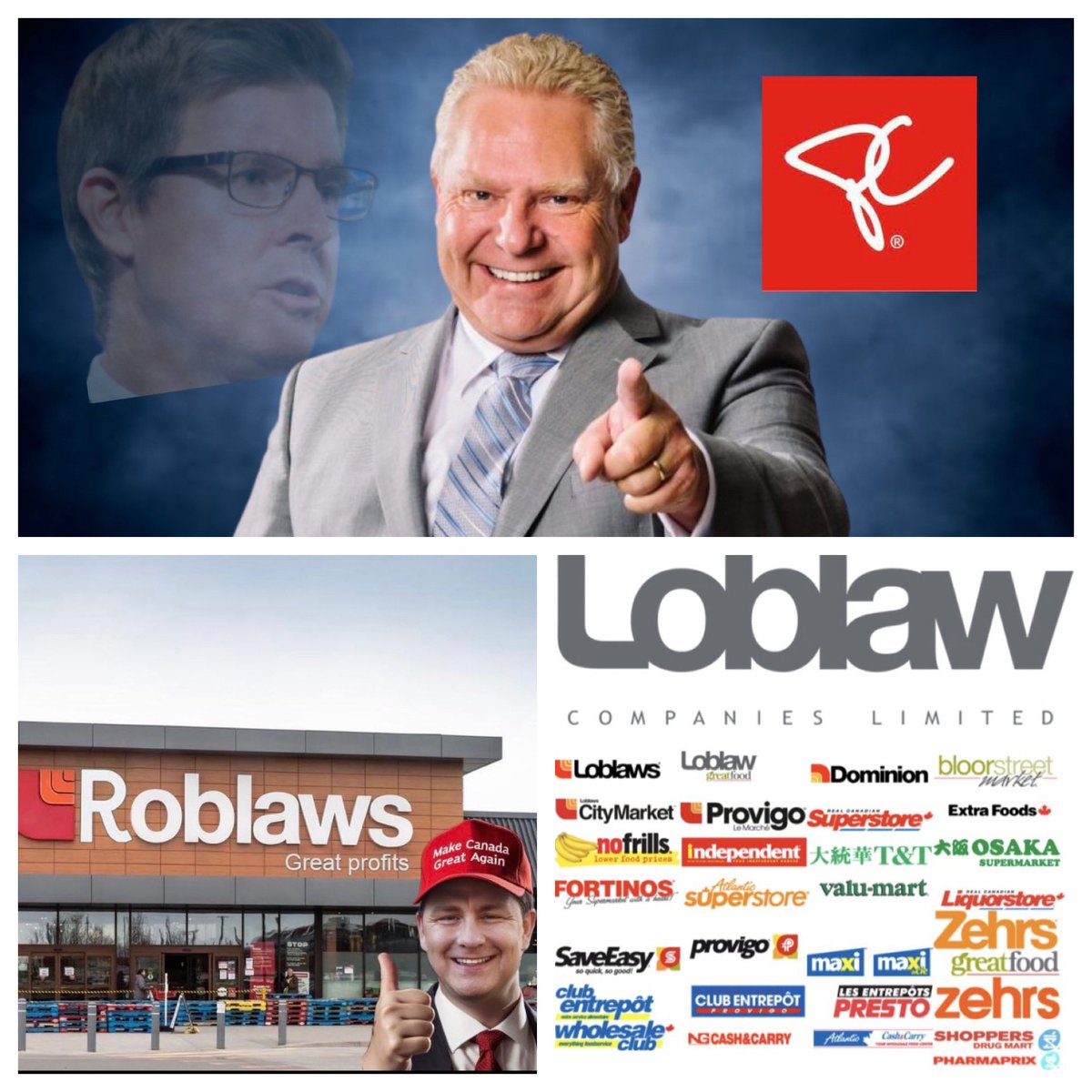 @FoodProfessor I #BoycottLoblaws all the time, ever since Galen Weston is privatizing #Healthcare with Doug Ford. It’s a human right paid by taxes. Two tier systems only serve greedy ghouls. People suffer & die, they don’t care. #Greedflation #Roblaws #SocialMurder