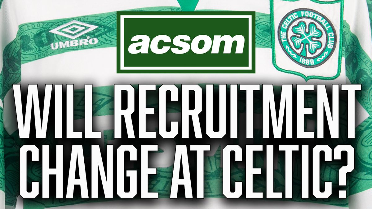 🗣️ How will Celtic’s approach to recruitment change this summer? ✍🏻 Read the full article on The ACSOM Blog: acsomshop.wixsite.com/acsom/post/how…