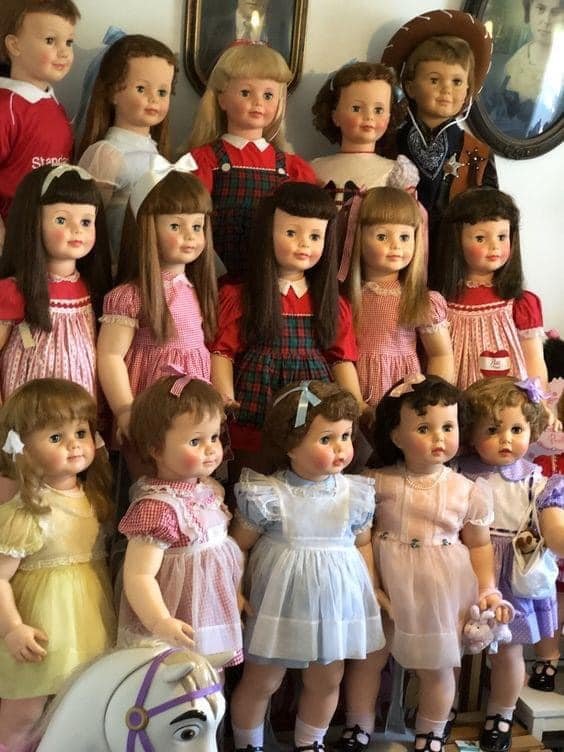 Your date has these dolls in his living room What do you do?