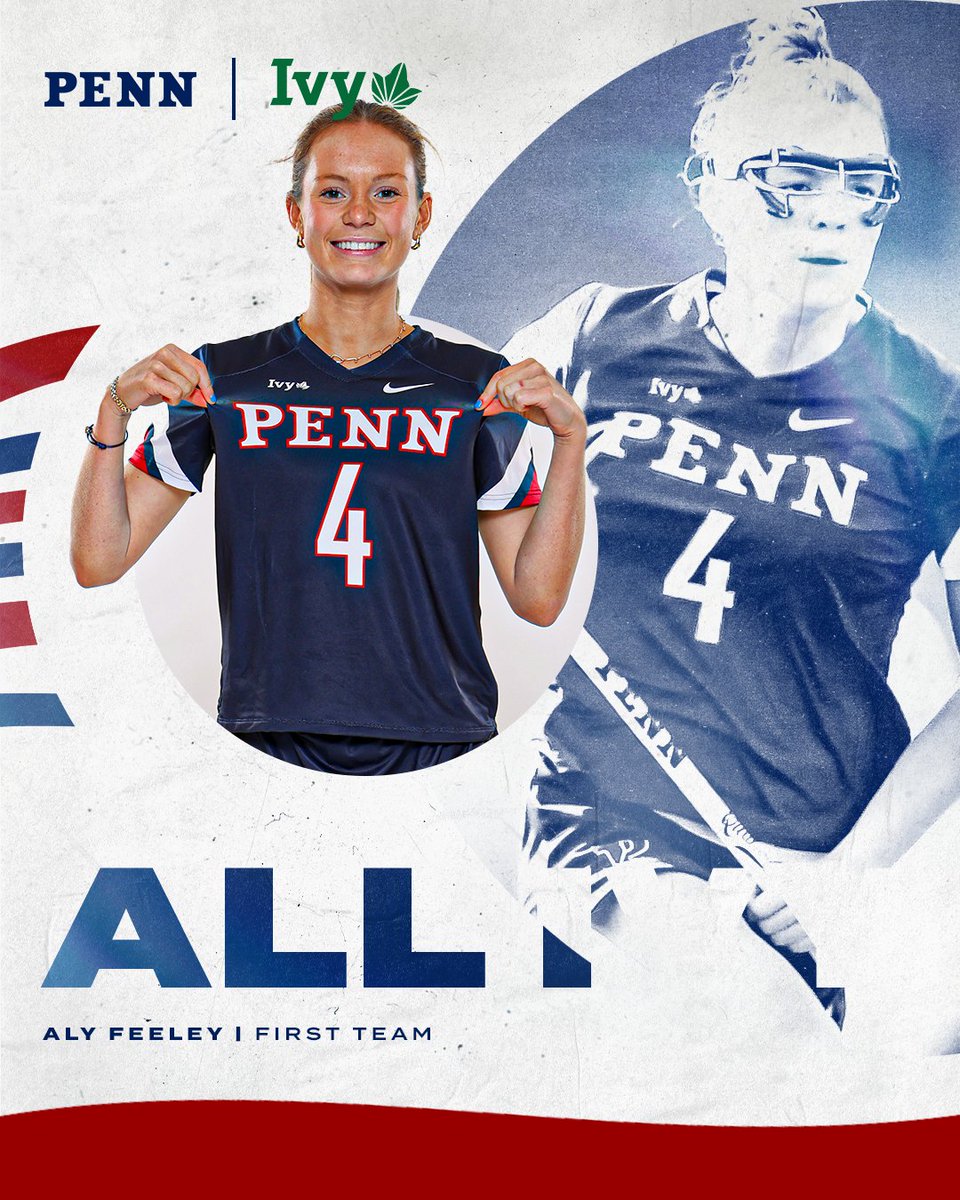 Our fourth first-teamer is another midfielder and draw control specialist. ALY has been spectacular in her senior season, thrilled to see her get the recognition we think she deserves from the coaches!

#EarnEverything | #ILPL | #FightOnPenn