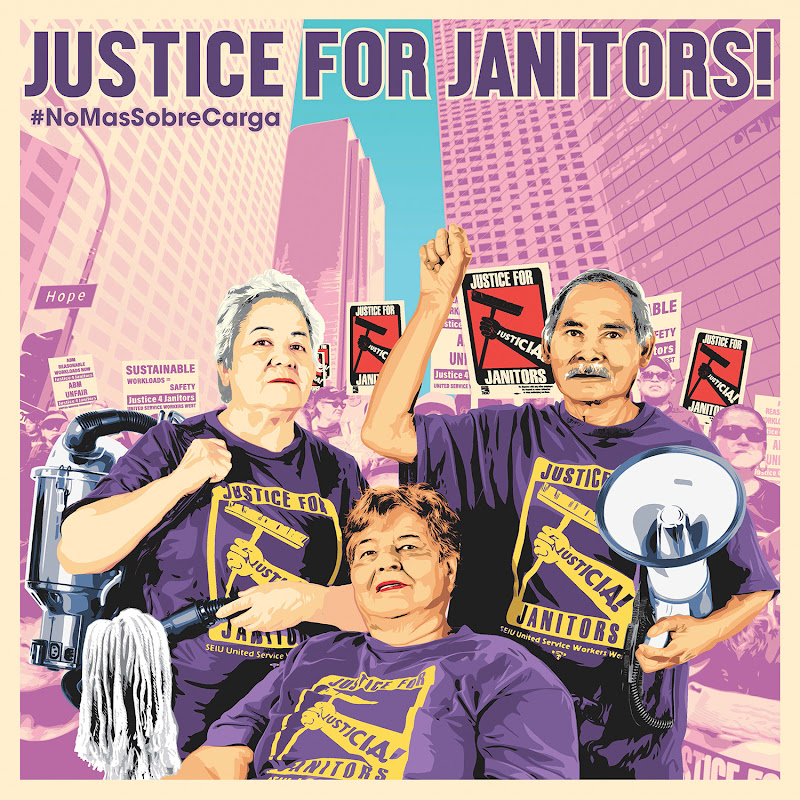 #CaliforniaLabor has granted a statewide strike sanction to the 22,000 @seiuusww janitors w/ contracts expiring TODAY. Our hardworking janitors face abusive workloads & low wages. The Labor Movement is united in this fight! #JusticeforJanitors Read more: calaborfed.org/press-releases…