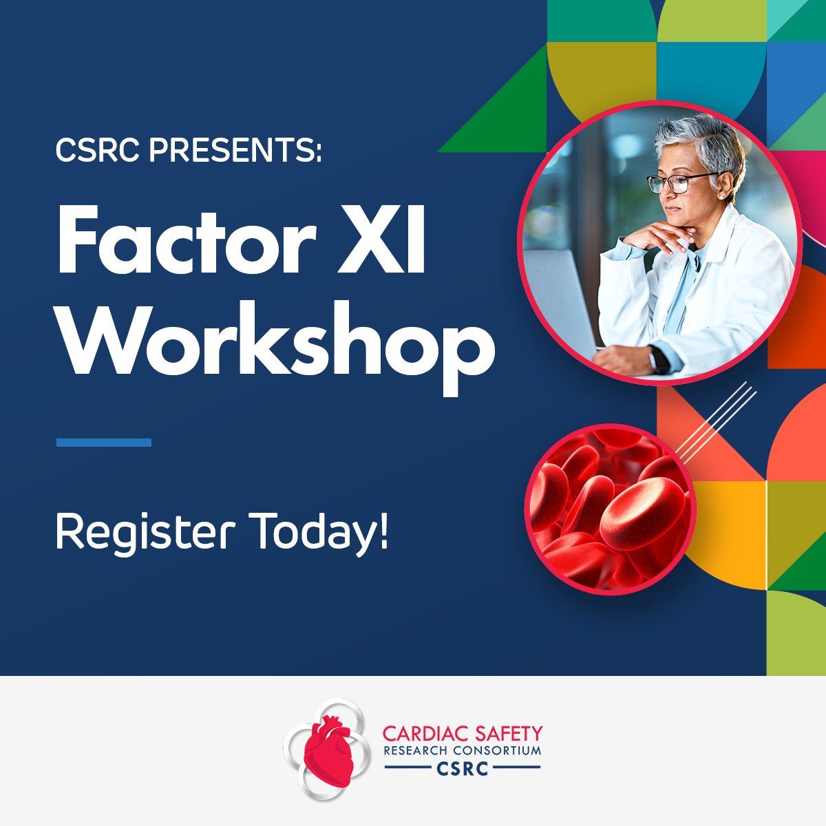thecsrc's tweet photo. ⏳ The countdown is on! There is just one week left until we gather in Washington, DC, for the #CSRC Think Tank Factor XI workshop to discuss the latest in Factor XI development programs. Join us alongside FDA regulators, experts, and industry leaders: https://t.co/gmVnxCU3RC https://t.co/ylP2lF5Gay