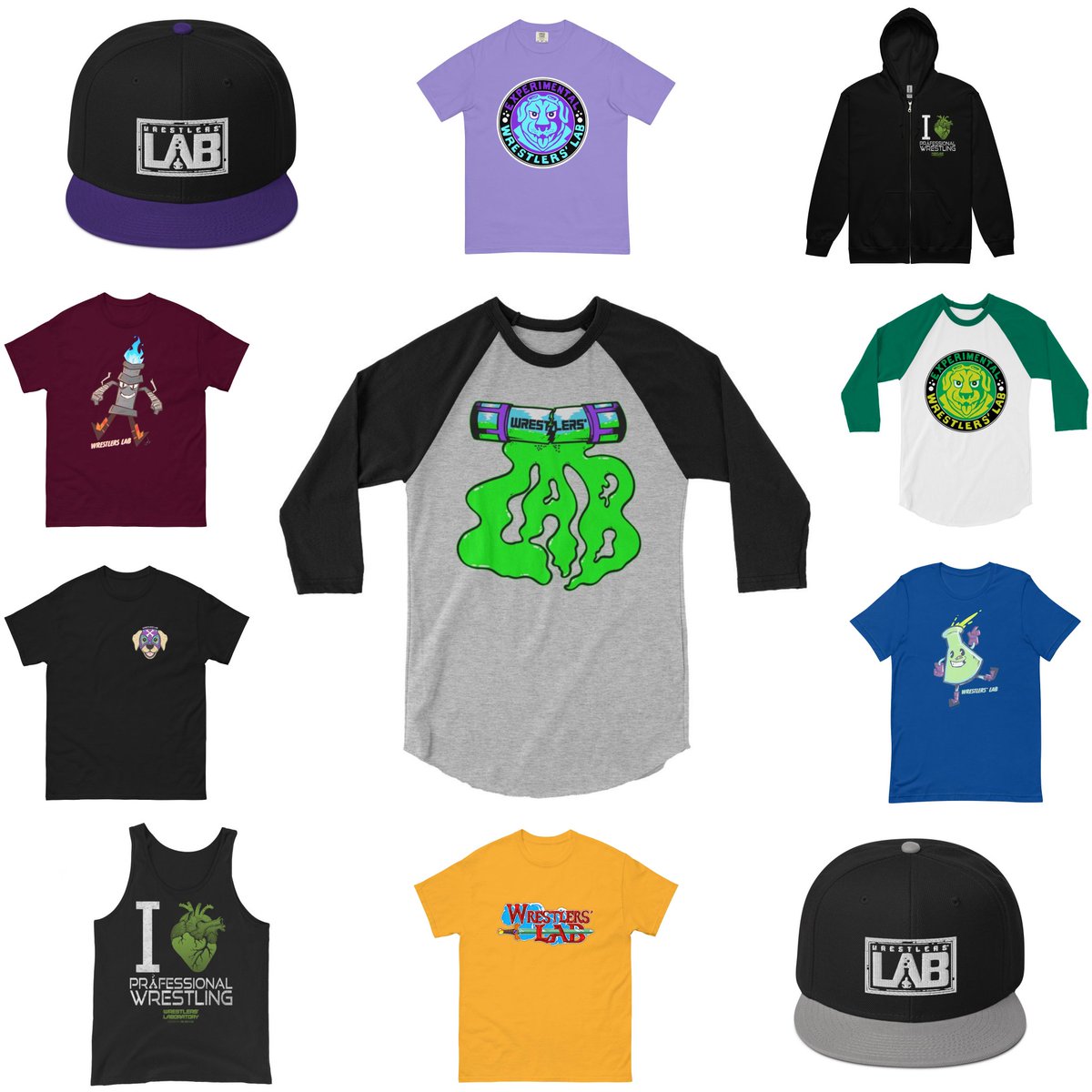 Another great way to support The Lab is through our @BrainbusterTees store! There are so many designs and variations to choose from! 🖱 brainbustertees.com/promotions/wre…