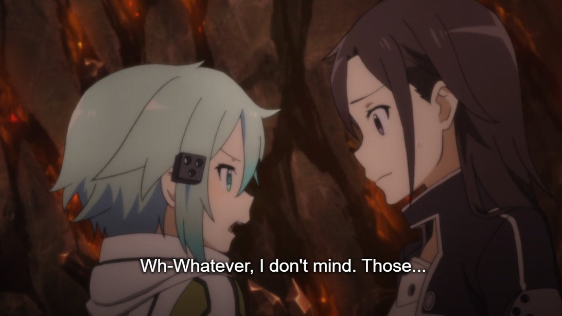 Scene that is responsible for several headcanons about SInon.