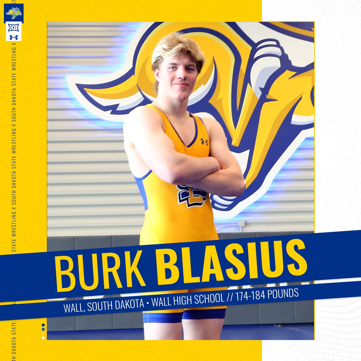 ☑️SIGNED Wall native Burk Blasius is the newest Jackrabbit! 🔹Four-time individual state champion 🔹2024 Class B Wrestler of the Year 🔹180-22 career record #GetJacked 📰 » gojacks.co/3Wt9SpI