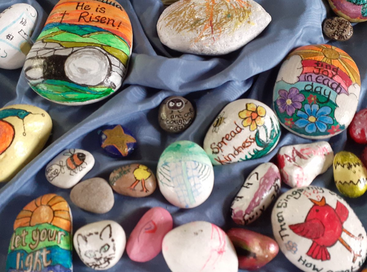 Andy was at St Mary's Westonzoyland today, meeting with the ministry team at their community cafe and hearing about creative Easter celebrations, answers to prayer and the 'kindness rocks' hidden around the village. They're now planning a summer event! #growingfaith @BathWells