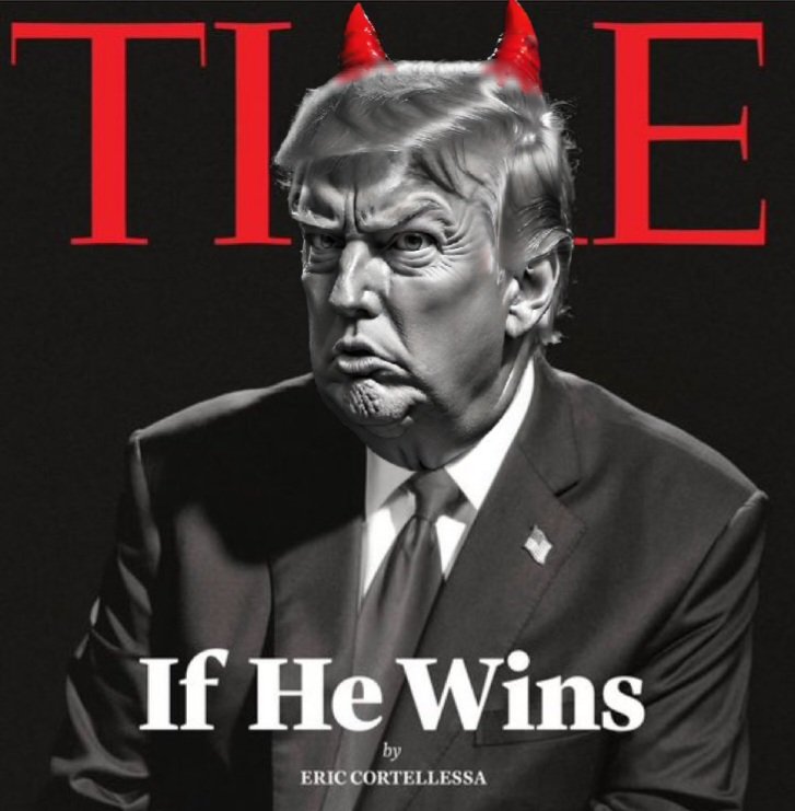 The official cover hasn't changed. It's still a masterful trolling by Time Magazine.