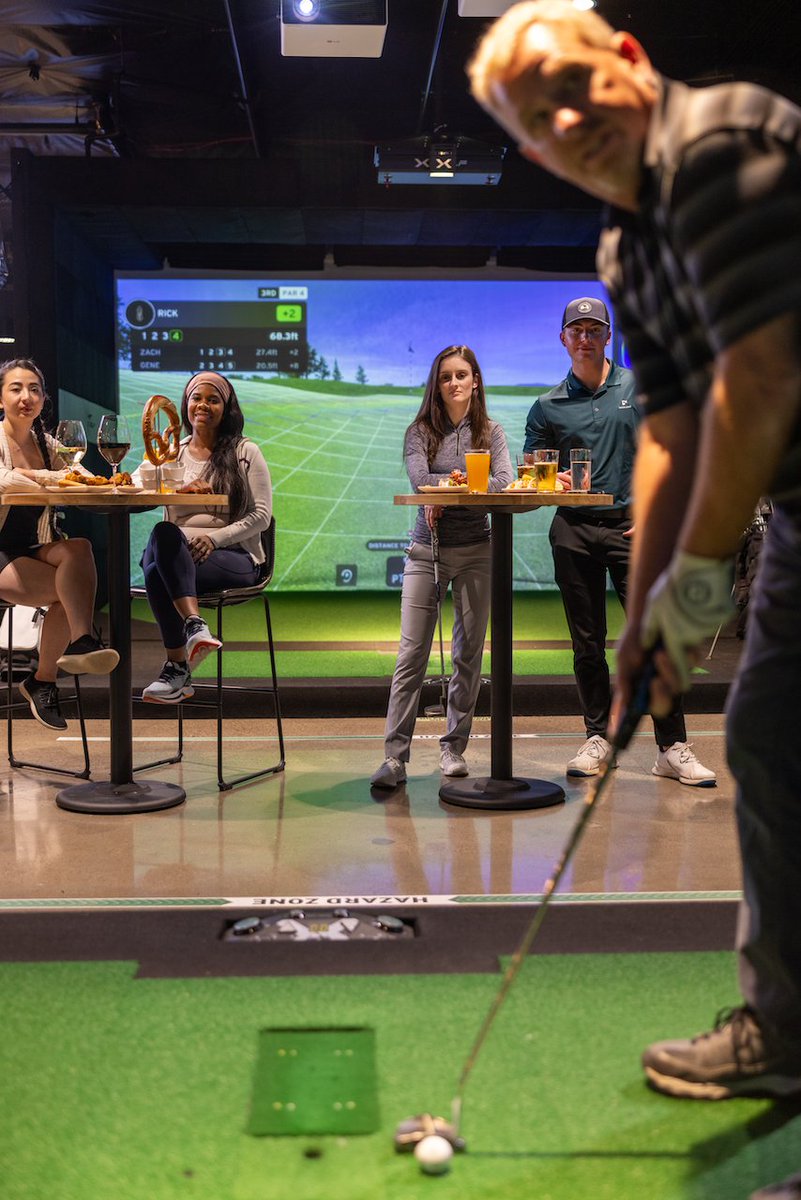 POV: You’re about to win league play with one putt… are you sinking it? #XGolf #IndoorGolf #SimTech #Golf
