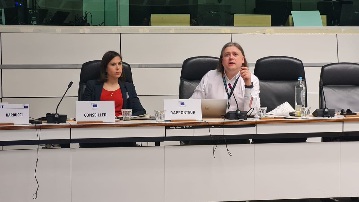 @EESC_TEN @EU_EESC is preparing a comprehensive opinion on #Energy #Digitalisation, aiming at Balancing Opportunities & Risks for European Consumers
Trust this concentrated look, it’s a good one

💪Congratulations to rapporteur @KestutisKupsys - thanks for having me as advisor!