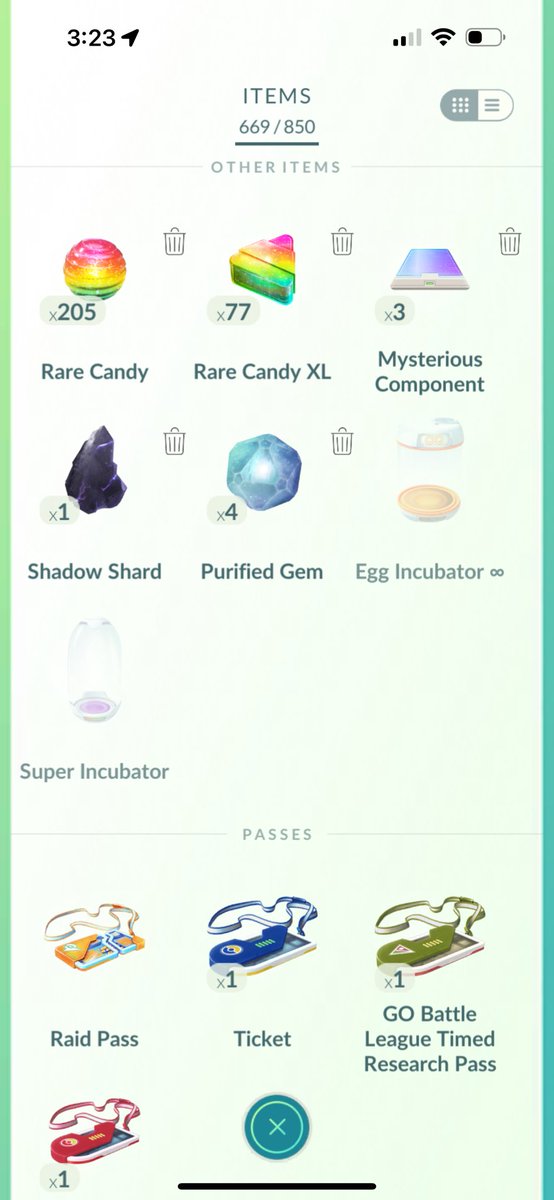 #PokémonGO #RareCandy #RareCandyXL   #XLCandy  let me know what’s the best Pokémon to put these in #ThankyouALL #LoveFromOhio