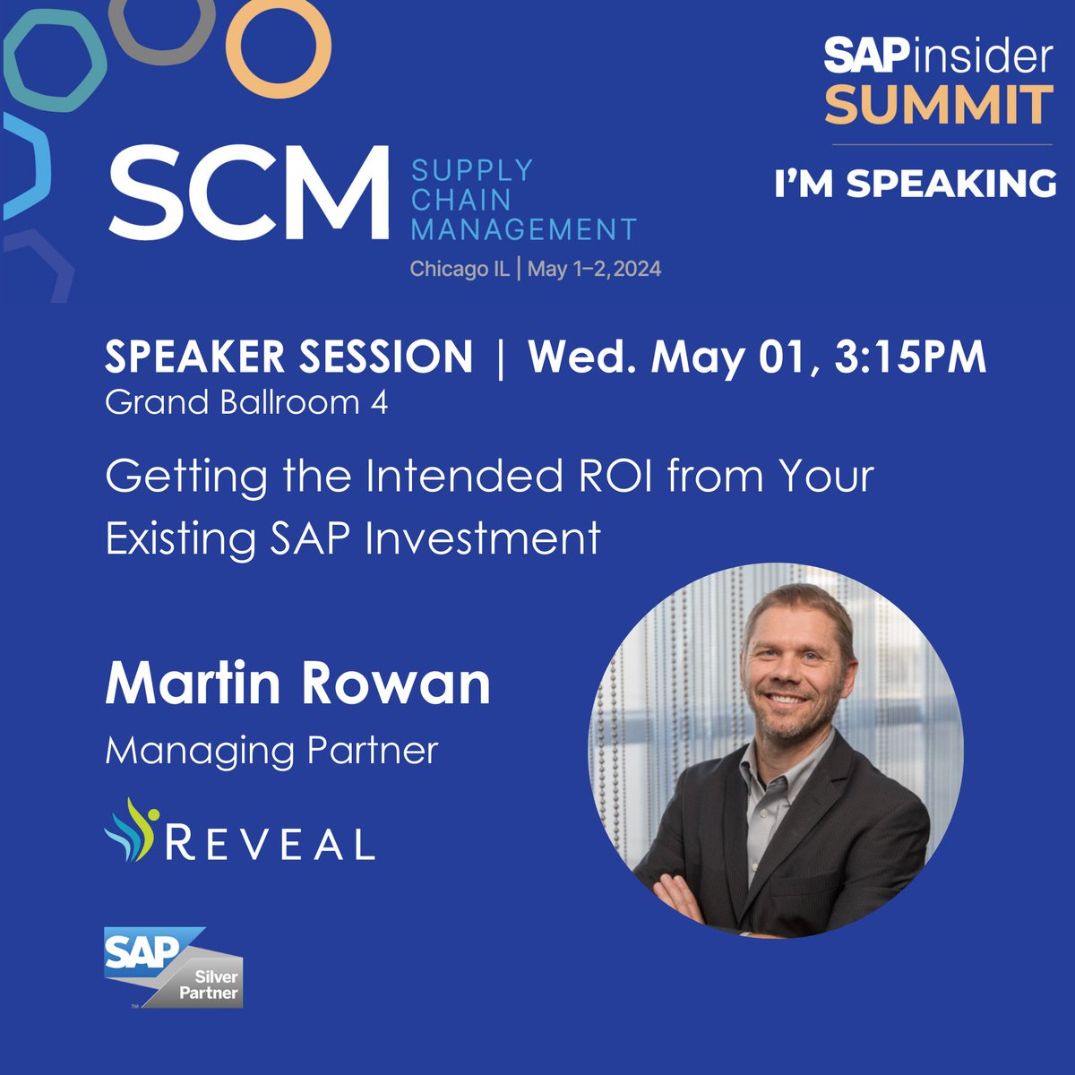 🗓️ May 01, 3:15 PM - Get a sense of whether your #SAP Implementation is delivering maximum value.

Join Martin Rowan for an insightful session on how to assess your SAP ROI and identify areas for significant improvement. lnkd.in/guk4Ctcg

SAPinsider #supplychainmanagement…