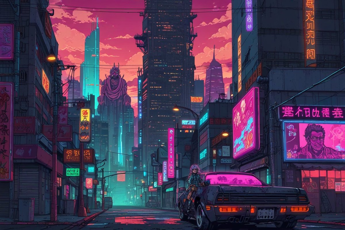 Preserved Past in Neon Lights  ✨⛩️

#cyberpunk, #scifi, #neonart, #cyberpunkart, #scifiart, #japan, #retrowave, #vaporwave, #outrun, #futuretokyo, #bladerunner, #futurenoir, #scifiartwork, #animeinspired, #japaneseaesthetics