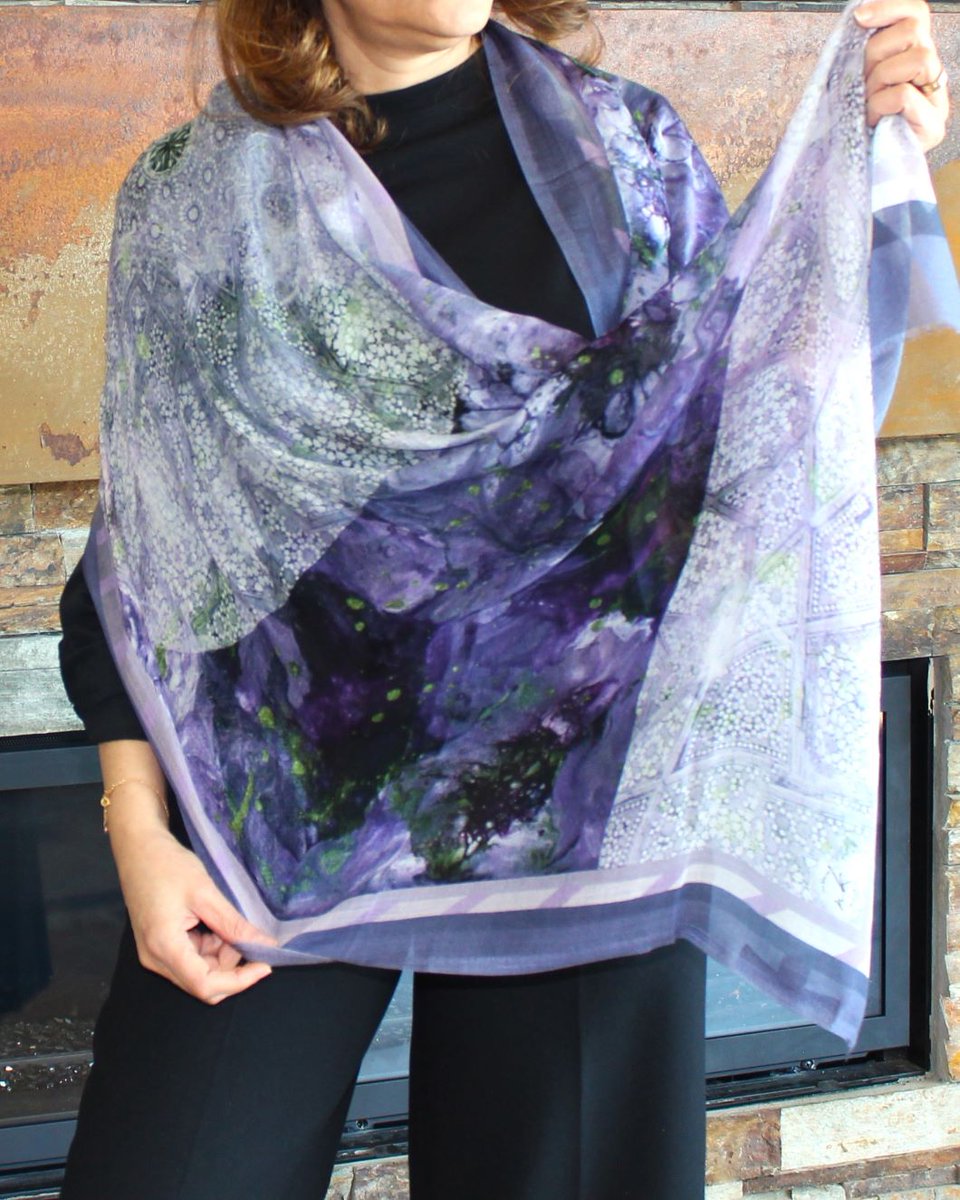 NEW ARRIVAL- Gradient Mandala- Sheer Scarf Limited Edition: Crafted in limited quantities, each scarf is a unique masterpiece of wearable art. Elevate your style with exclusivity. Order yours Now! nazkobariartistry.com Dimensions: 24'X 72' Materials: Silk Modal