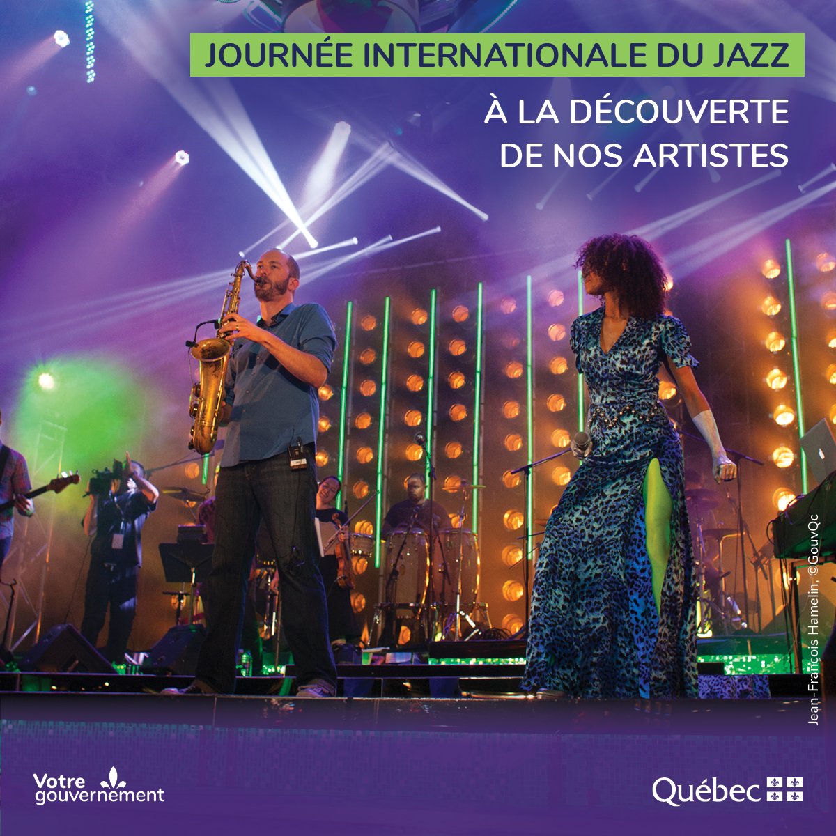 [Journée internationale du jazz]🎷🎵 🎹 Découvrez des artistes du Québec ou d’ailleurs en assistant à des festivals de jazz. Pour des idées de sorties : bit.ly/49WAliO #CultureQc #Jazz