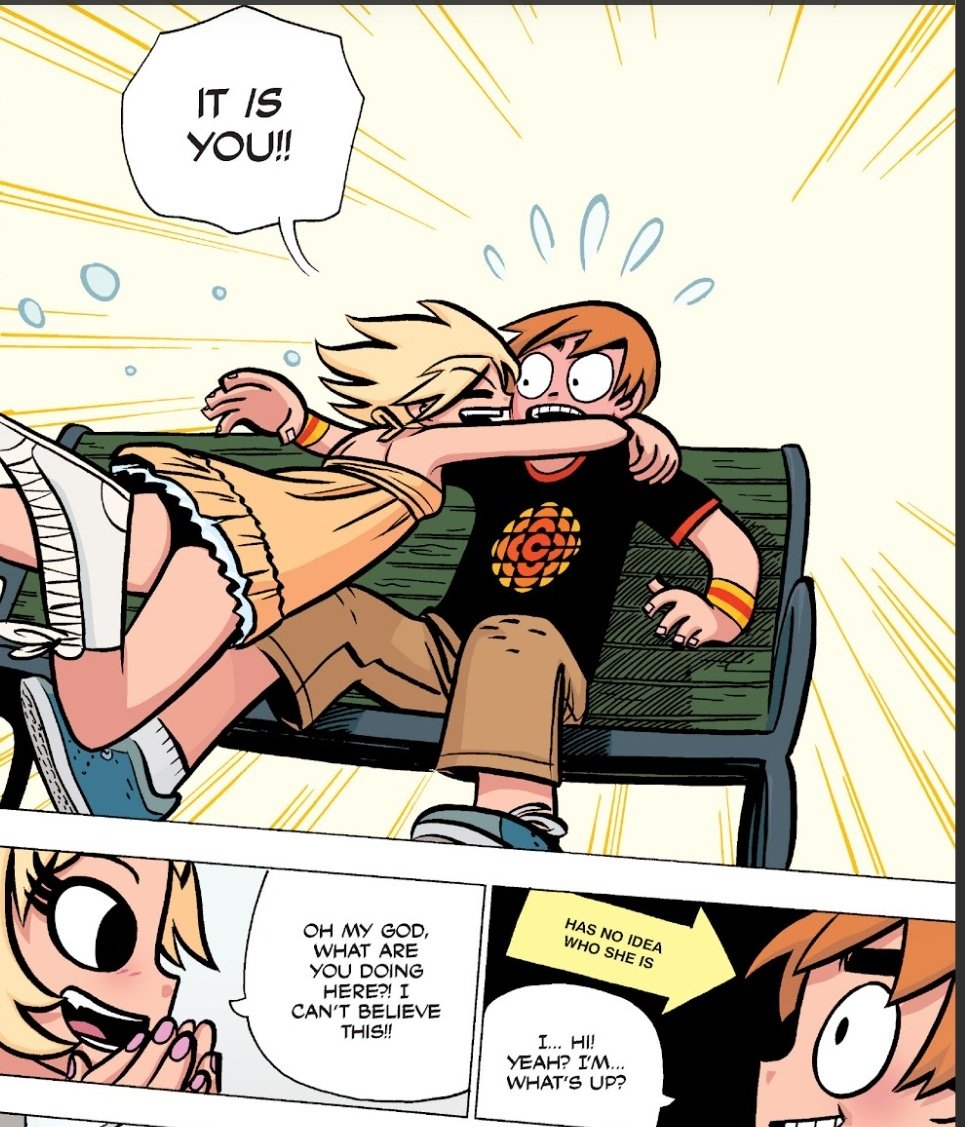 I'm rereading Scott Pilgrim again and I just love Lisa she's so pretty