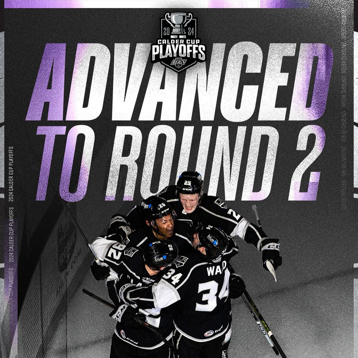 #FullSteamAhead to Round 2! 🚂 Cheer on @OntarioReign in the 2nd round of the 2024 Calder Cup Playoffs against the Abbotsford Canucks at @ToyotaArena! 🏆

📆 Game 1 - Wed. May 1 | 7PM
📆 Game 2 - Sun. May 5 | 3PM

TICKETS 👉 ONTARIOREIGN.COM & TOYOTA-ARENA.COM