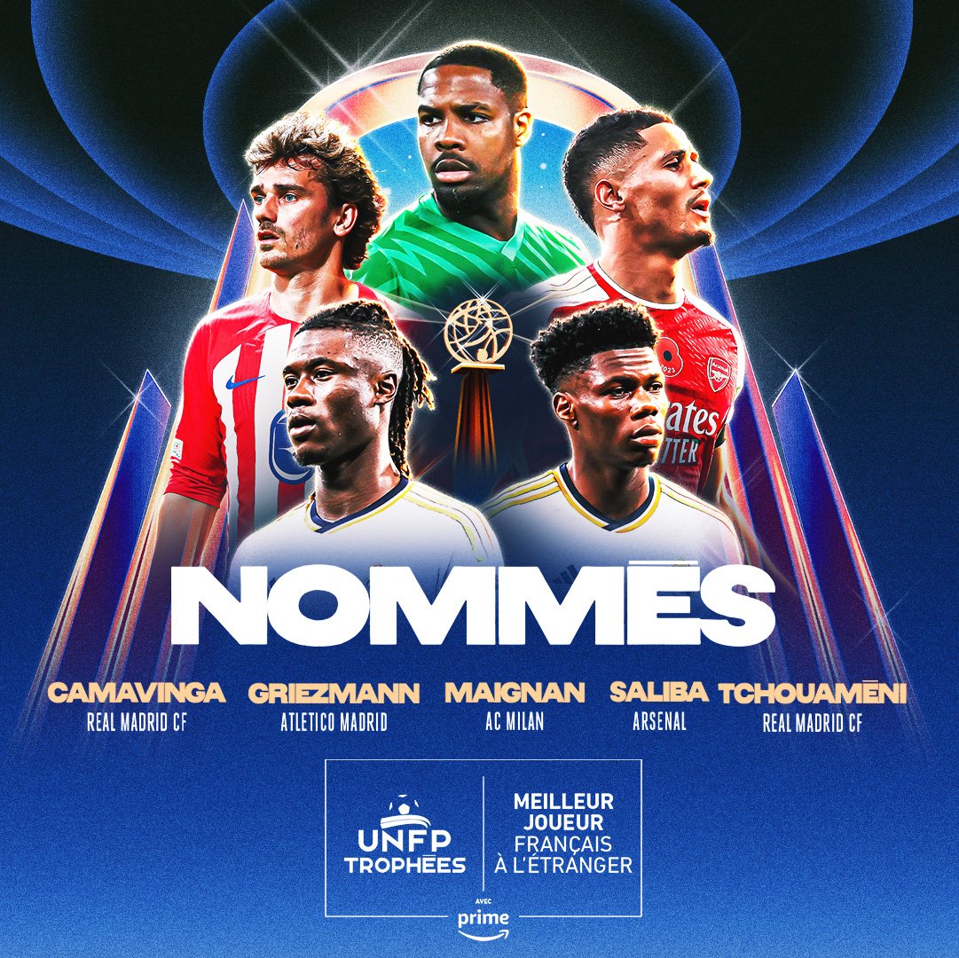 Los Nominados a Mejor Jugador Francés del Extranjero 🏆🤩

#TropheesUNFP