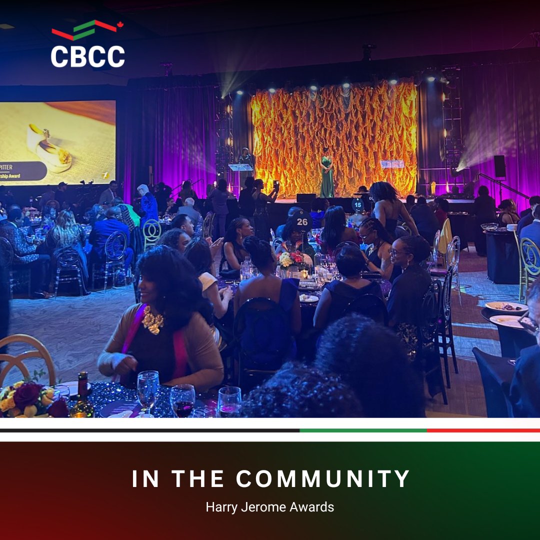 This past weekend, CBCC attended the Harry Jerome Awards, hosted by the Black Business and Professional Association (BBPA). It was a celebration and support of cultural diversity, culture, heritage, achievements, and a night to remember. #BlackBusiness #HarryJeromeAwards