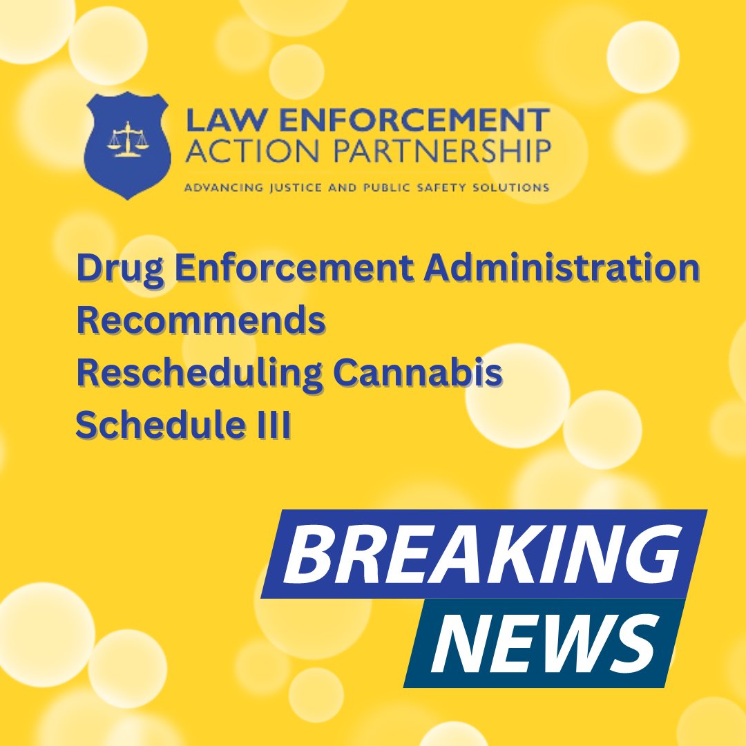 Big news just in! 

Rescheduling cannabis to schedule III.