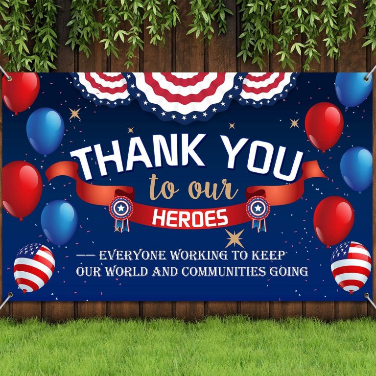 This 71x43' - 'Thank You To Our Heroes' Banner, Happy Memorial / Veterans Day Backdrop, Background can be purchased at partysupplyboxes.com
partysupplyboxes.com/p/party-suppli…
#banner #backdrop #memorialday #veteransday #thankyoutoourheros #background #photoopps #71x43inches #shopwithus