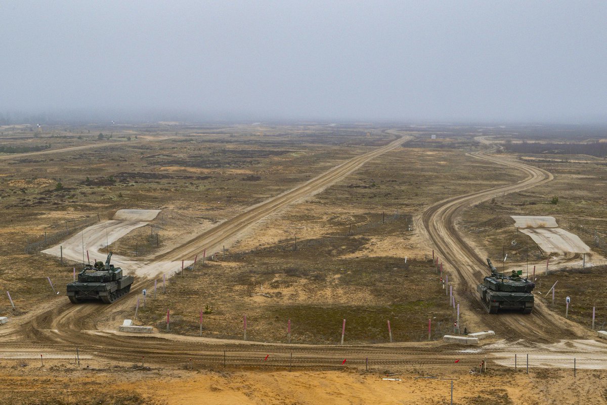 CAF members with the Royal Canadian Dragoons deployed on #OpREASSURANCE took part in a live fire range in March with the Leopard 2 main battle tank using high explosive ammunition, at Camp Adazi, in Adazi, Latvia. #StrongProudReady 📷 Photos: Cpl Bryan Bodo