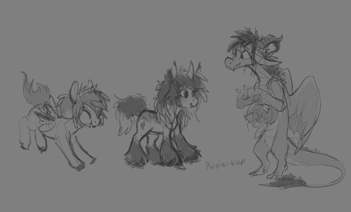 Summer, Aster and Suvi doodle