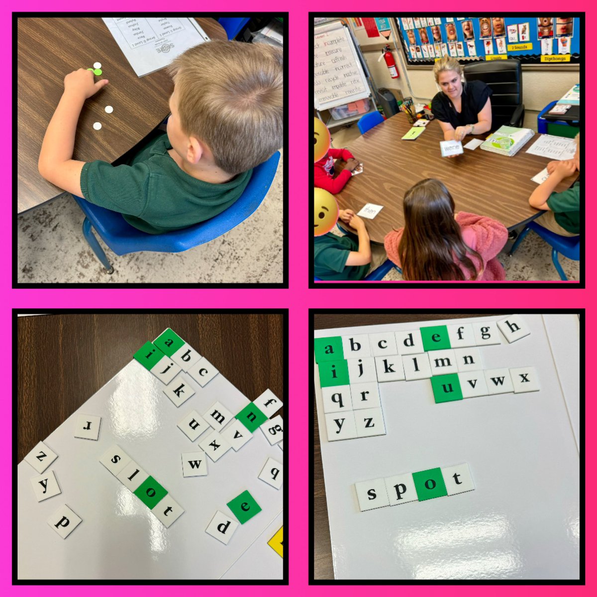 Students in first grade at @PintlalaGators were actively engaged in explicit, systematic and multi sensory small group instruction today! @Alabama_Reading @MPSAL @ARI_DrMilledge9 @Ajohn_ARI @VickieChappelle @AlabamaAchieves @krutledgeb @mwilsonliteracy