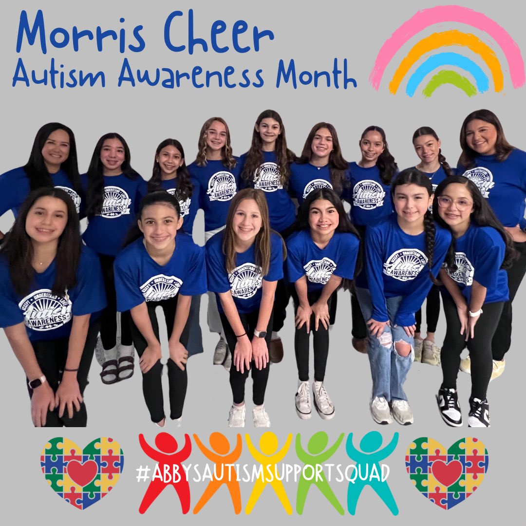 Our Stallions supporting Autism Awareness Month!!! 💙🤍💙🤍 

#AbbysAutismsupportsquad 
#morrispride
#misd
#districtofchampions
