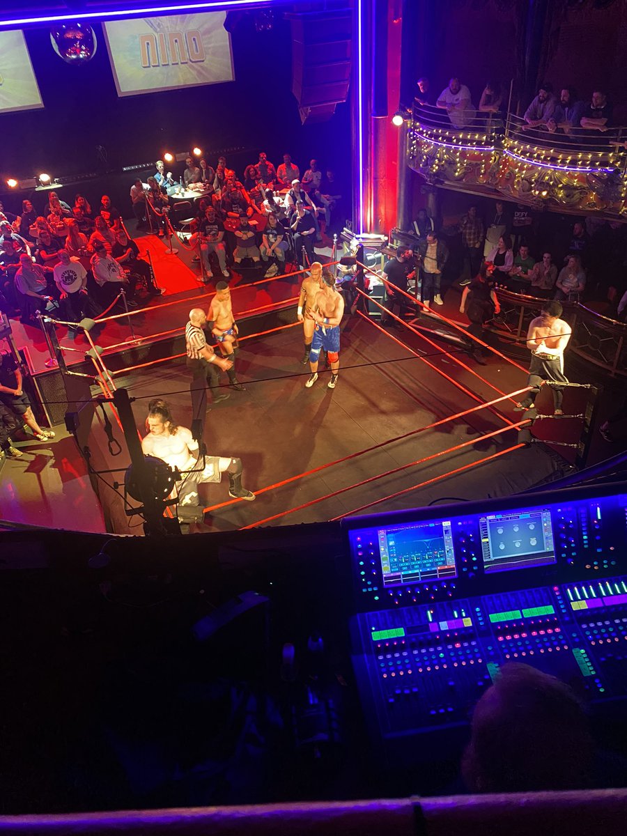 IT’S TIME! Riot Cabaret’s first ever TLC match! It’s @ChuckMambo, @PureTKC and Connor Mills vs @TedSabin1, @elnino_wrestler and @bigzanderbryant