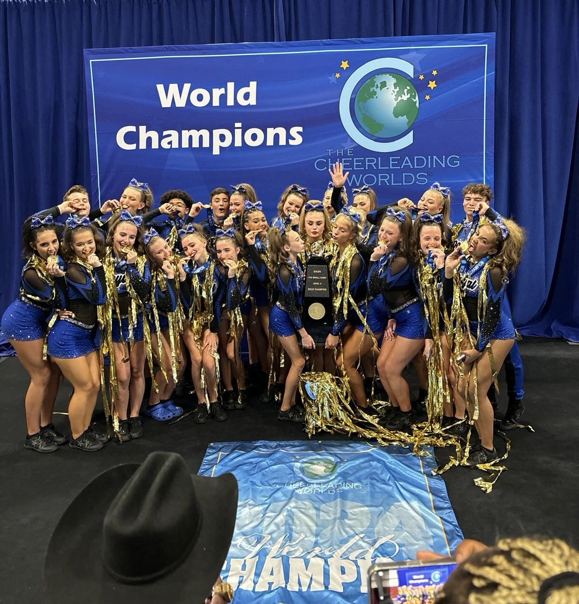 Heidi and her team, recently travelled to Florida to compete in the Cheerleading World Champs. Their performance was amazing and won them the Gold!! Huge congratulations to Heidi & her team, now the World Champions! #HardWorkPaysOff 🥇🏆