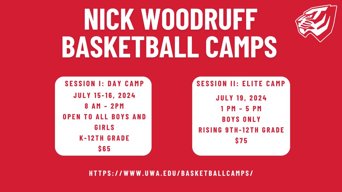 🏀 Ready to level up‼️Join us at our basketball camps this summer. Don’t miss out, register NOW: uwa.edu/basketballcamp… 🏀